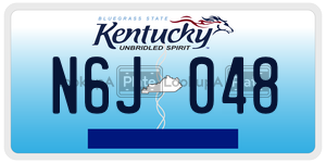 N6J048  license plate in KY