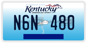 N6N480  license plate in KY
