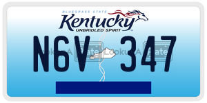 N6V347  license plate in KY