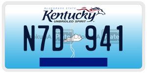 N7D941  license plate in KY