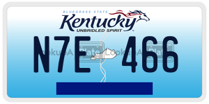 N7E466  license plate in KY