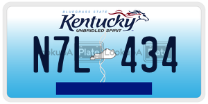 N7L434  license plate in KY