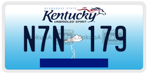 N7N179  license plate in KY