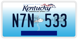 N7N533  license plate in KY