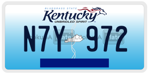 N7Y972  license plate in KY