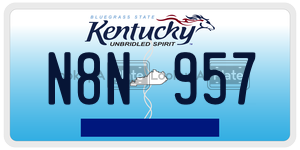 N8N957  license plate in KY