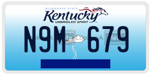 N9M679  license plate in KY