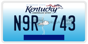 N9R743  license plate in KY