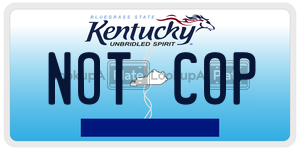 NOTCOP  license plate in KY