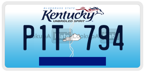 P1T794 license plate in Kentucky