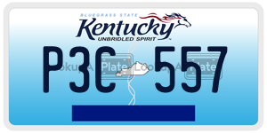 P3C557  license plate in KY