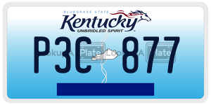P3C877  license plate in KY