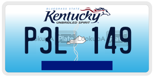 P3L149 license plate in Kentucky