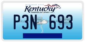 P3N693  license plate in KY