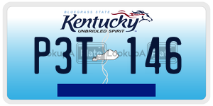 P3T146  license plate in KY