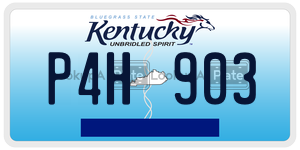 P4H903  license plate in KY
