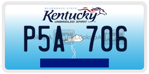 P5A706 license plate in Kentucky