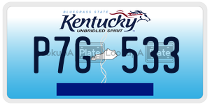 P7G533  license plate in KY