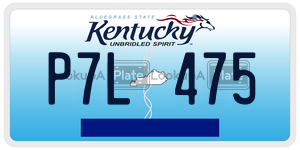 P7L475 license plate in Kentucky