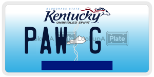PAWG  license plate in KY