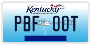 PBFOOT  license plate in KY