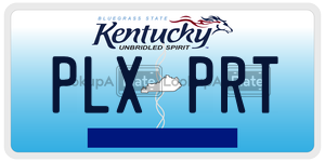 PLXPRT  license plate in KY