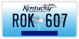 R0K607  license plate in KY