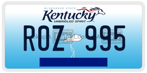 R0Z995  license plate in KY