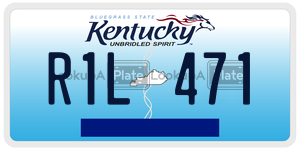 R1L471  license plate in KY