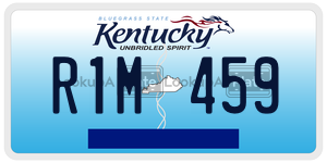 R1M459  license plate in KY