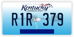 R1R379  license plate in KY
