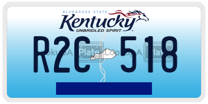 R2C518  license plate in KY