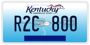 R2C800  license plate in KY