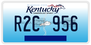 R2C956  license plate in KY