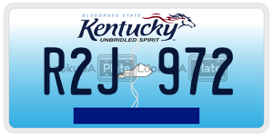 R2J972  license plate in KY