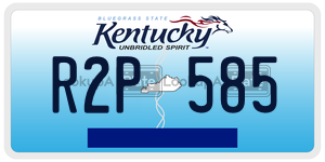 R2P585  license plate in KY