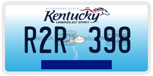 R2R398  license plate in KY