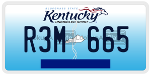 R3M665  license plate in KY