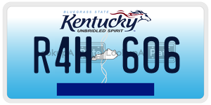 R4H606  license plate in KY