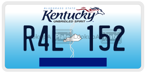 R4L152  license plate in KY