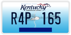 R4P165  license plate in KY