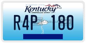R4P180  license plate in KY
