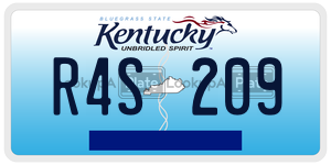 R4S209  license plate in KY