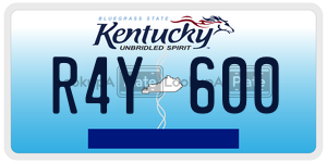 R4Y600  license plate in KY