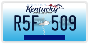 R5F509  license plate in KY