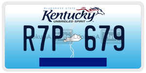 R7P679  license plate in KY