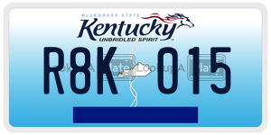 R8K015  license plate in KY