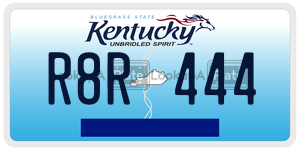 R8R444  license plate in KY