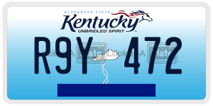 R9Y472  license plate in KY
