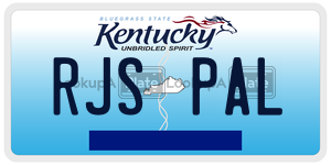 RJSPAL  license plate in KY